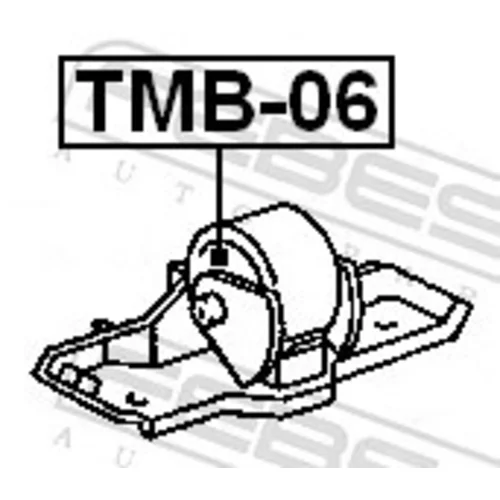 Uloženie motora FEBEST TMB-06 - obr. 1