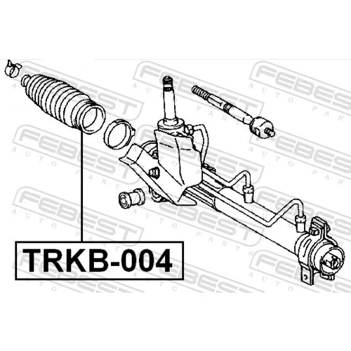 Manžeta riadenia FEBEST TRKB-004 - obr. 1