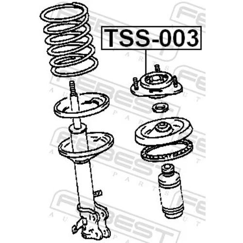 Ložisko pružnej vzpery FEBEST TSS-003 - obr. 1
