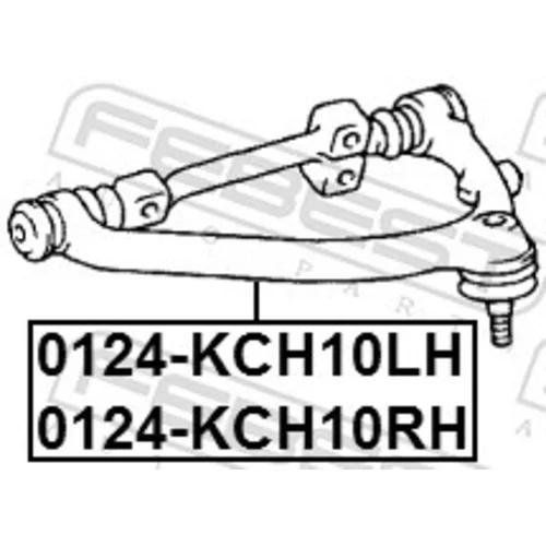 Rameno zavesenia kolies FEBEST 0124-KCH10RH - obr. 1