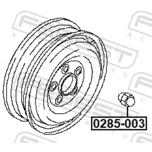 Matica kolesa FEBEST 0285-003 - obr. 1