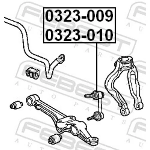 Tyč/Vzpera stabilizátora FEBEST 0323-010 - obr. 1