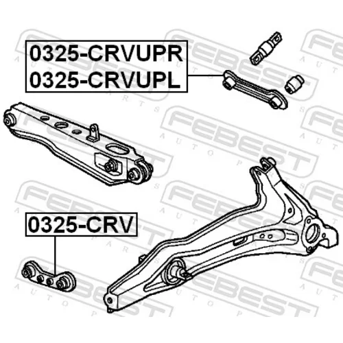 Rameno zavesenia kolies FEBEST 0325-CRVUPL - obr. 1