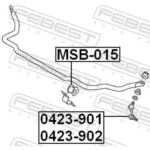 Tyč/Vzpera stabilizátora FEBEST 0423-901 - obr. 1