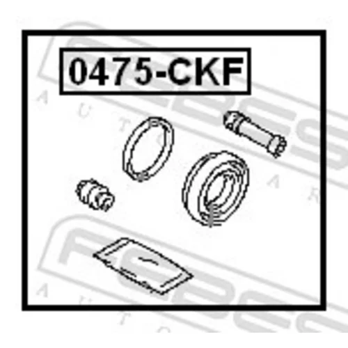 Opravná sada brzdového strmeňa FEBEST 0475-CKF - obr. 1