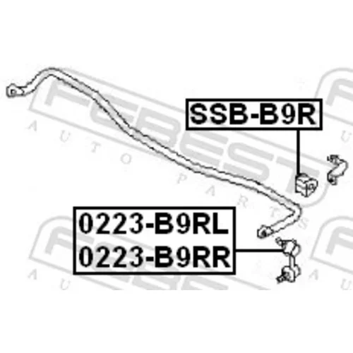 Tyč/Vzpera stabilizátora FEBEST 0823-B9RR - obr. 1