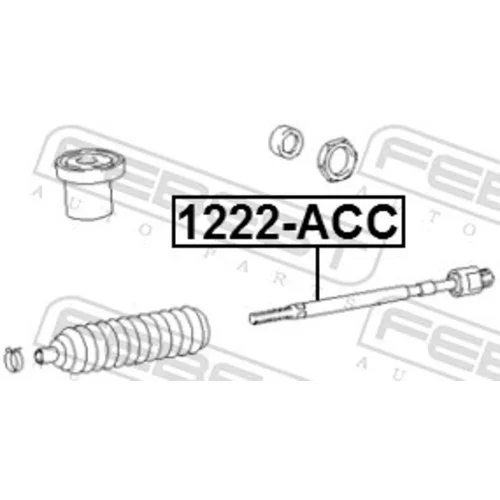 Axiálny čap tiahla riadenia 1222-ACC /FEBEST/ - obr. 1