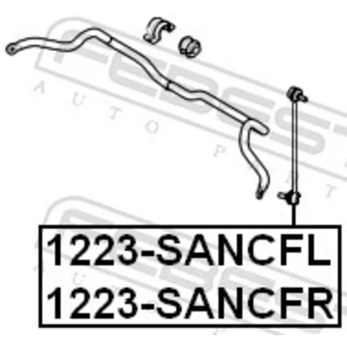 Tyč/Vzpera stabilizátora FEBEST 1223-SANCFL - obr. 1