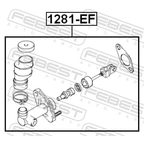 Hlavný spojkový valec 1281-EF /FEBEST/ - obr. 1