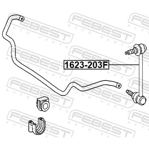 Tyč/Vzpera stabilizátora FEBEST 1623-203F - obr. 1