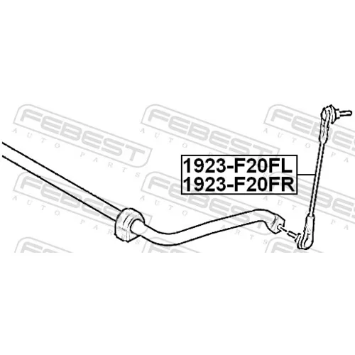 Tyč/Vzpera stabilizátora FEBEST 1923-F20FL - obr. 1