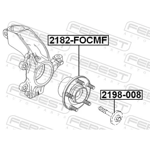 Náboj kolesa 2182-FOCMF /FEBEST/ - obr. 1