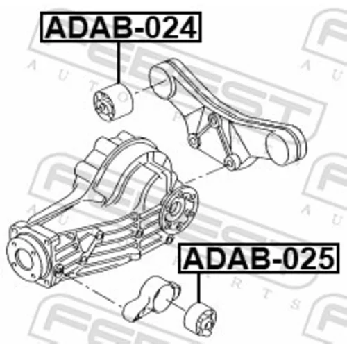 Uloženie, diferenciál FEBEST ADAB-025 - obr. 1