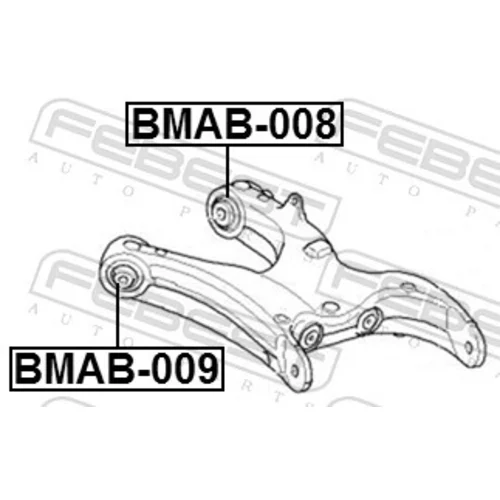 Uloženie riadenia FEBEST BMAB-009 - obr. 1