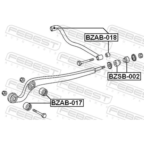 Uloženie riadenia FEBEST BZAB-018 - obr. 1