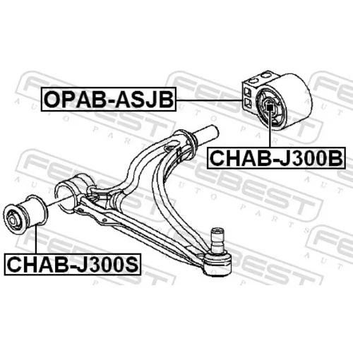 Uloženie riadenia FEBEST CHAB-J300B - obr. 1