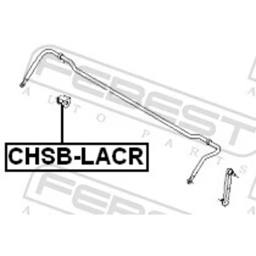 Uloženie priečneho stabilizátora FEBEST CHSB-LACR - obr. 1