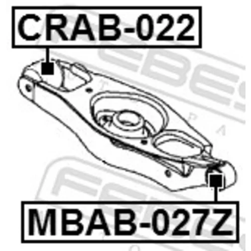 Uloženie riadenia CRAB-022 /FEBEST/ - obr. 1