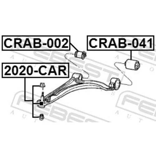 Uloženie riadenia FEBEST CRAB-041 - obr. 1