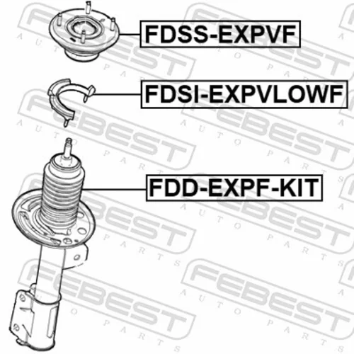 Doraz odpruženia FEBEST FDD-EXPF-KIT - obr. 1