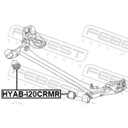 Uloženie tela nápravy FEBEST HYAB-I20CRMR - obr. 1