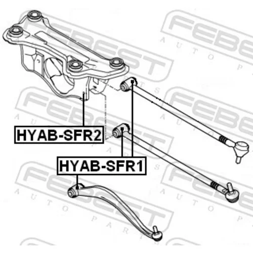 Uloženie riadenia FEBEST HYAB-SFR1 - obr. 1