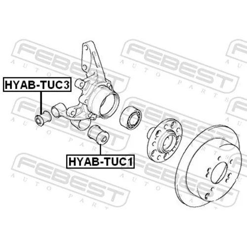 Uloženie riadenia FEBEST HYAB-TUC3 - obr. 1