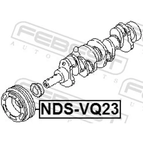 Remenica kľukového hriadeľa NDS-VQ23 /FEBEST/ - obr. 1