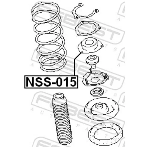 Ložisko pružnej vzpery FEBEST NSS-015 - obr. 1
