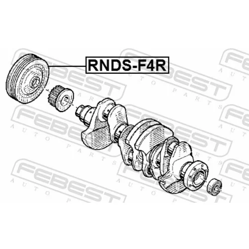 Remenica kľukového hriadeľa FEBEST RNDS-F4R - obr. 1