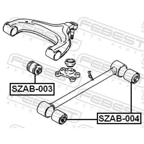 Uloženie riadenia FEBEST SZAB-004 - obr. 1