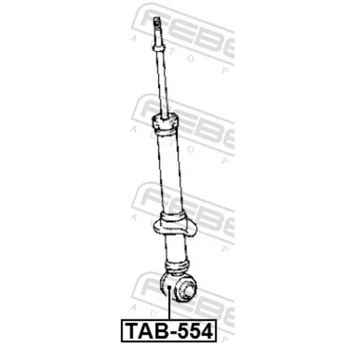 Puzdro, tlmič FEBEST TAB-554 - obr. 1