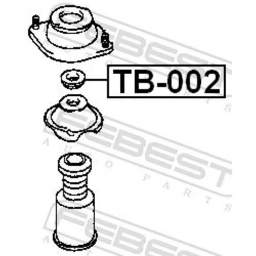 Valivé ložisko uloženia tlmiča FEBEST TB-002 - obr. 1