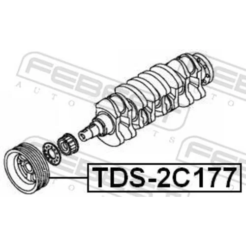 Remenica kľukového hriadeľa TDS-2C177 /FEBEST/ - obr. 1