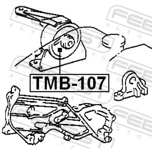 Uloženie motora FEBEST TMB-107 - obr. 1