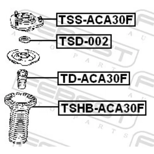 Ložisko pružnej vzpery TSS-ACA30F /FEBEST/ - obr. 1