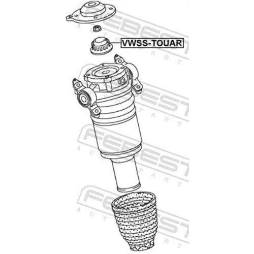 Ložisko pružnej vzpery FEBEST VWSS-TOUAR - obr. 1