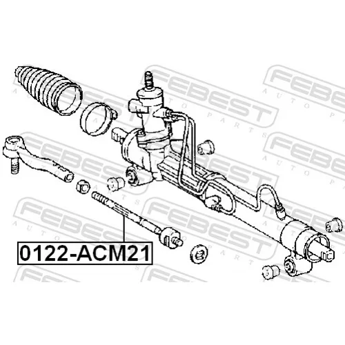 Axiálny čap tiahla riadenia FEBEST 0122-ACM21 - obr. 1