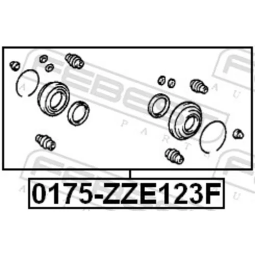 Opravná sada brzdového strmeňa FEBEST 0175-ZZE123F - obr. 1