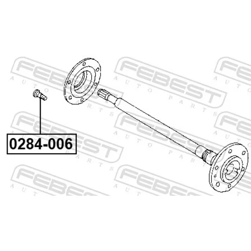 Čap kolesa FEBEST 0284-006 - obr. 1