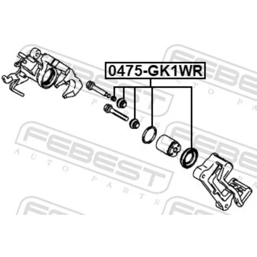 Opravná sada brzdového strmeňa FEBEST 0475-GK1WR - obr. 1