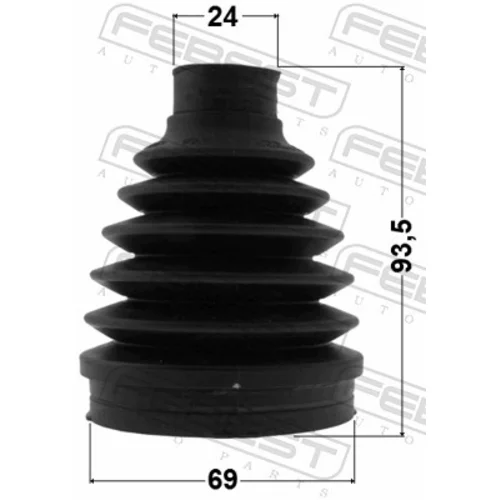 Manžeta hnacieho hriadeľa - opravná sada FEBEST 2115P-KUGR - obr. 1