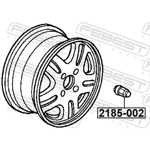 Matica kolesa FEBEST 2185-002 - obr. 1