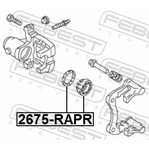 Opravná sada brzdového strmeňa FEBEST 2675-RAPR - obr. 1