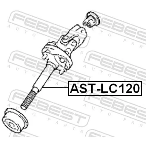 Hriadeľ riadenia FEBEST AST-LC120 - obr. 1