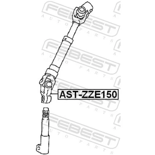 Hriadeľ riadenia FEBEST AST-ZZE150 - obr. 1