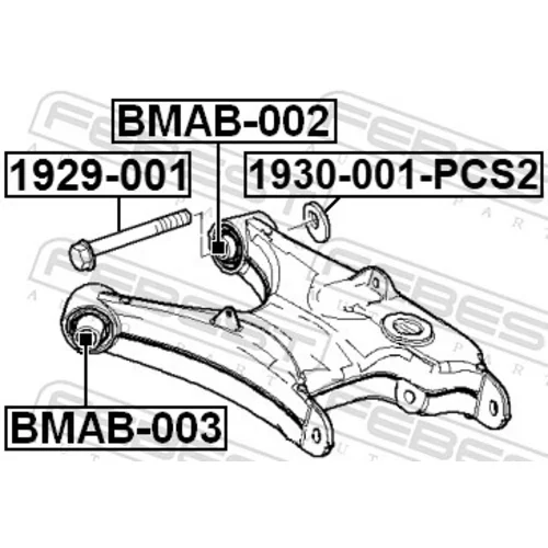 Uloženie riadenia FEBEST BMAB-002 - obr. 1