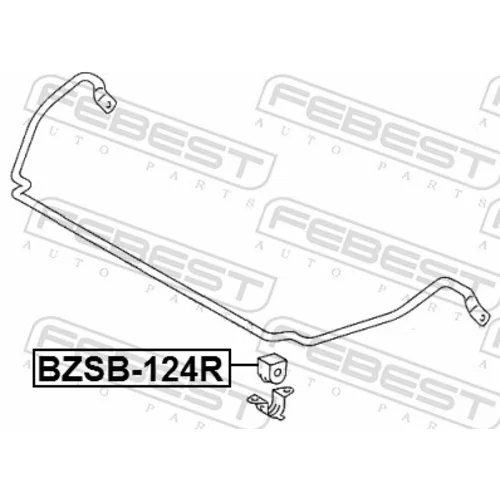 Uloženie priečneho stabilizátora FEBEST BZSB-124R - obr. 1