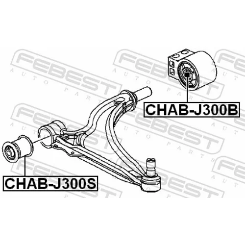 Uloženie riadenia FEBEST CHAB-J300S - obr. 1