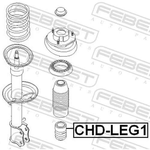 Doraz odpruženia FEBEST CHD-LEG1 - obr. 1